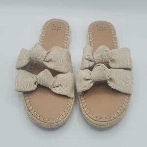 A NEW DAY Women's Miriam Double Knotted Espadrille Slide Sandals